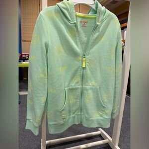 Cat and Jack 10/12 zipper hooded sweatshirt girls